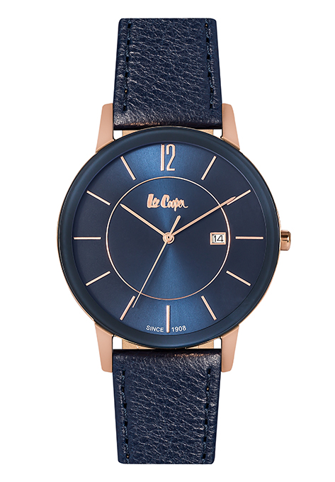 Мужские часы LEE COOPER LC06326.999 классические, синий и гарантией 12 месяцев