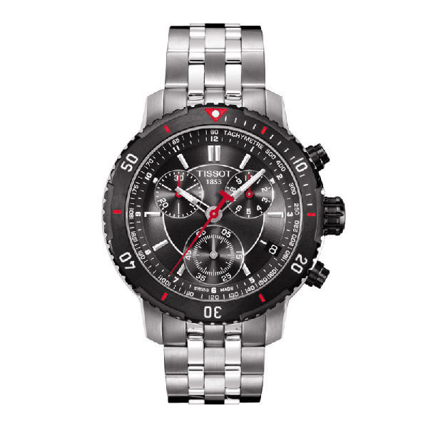 Мужские часы Tissot T067.417.21.051.00 спортивные, черные и гарантией 24 месяца