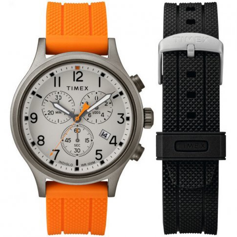 Мужские часы Timex Tx018000-wg спортивные, круглые, серые вращающийся и гарантией 12 месяцев