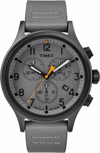 Мужские часы Timex Tx2r47400 спортивные, круглые, серые и гарантией 12 месяцев
