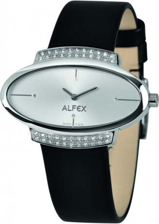 Женские часы ALFEX 5724/738 классические, круглые, серые и гарантией 24 месяца