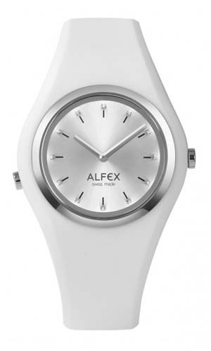 Женские часы ALFEX 5751/2018 fashion, круглые, белые и гарантией 24 месяца