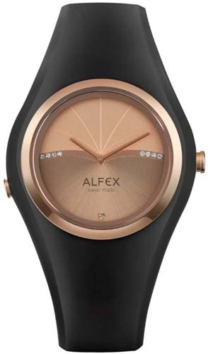 Женские часы ALFEX 5751/2170 fashion, круглые, розовые и гарантией 24 месяца