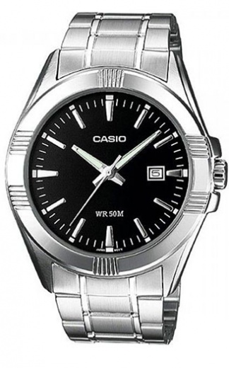 Мужские часы CASIO MTP-1308D-1BVDF  и гарантией 12 месяцев