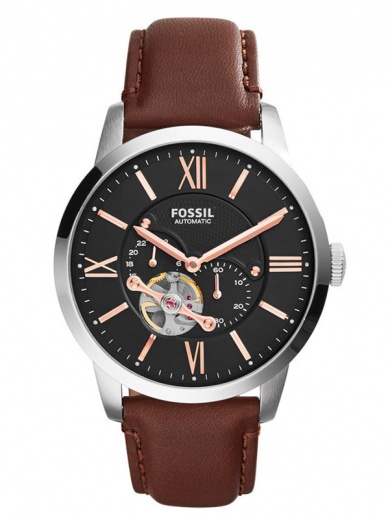 Мужские часы FOSSIL ME3061 fashion, черные и гарантией 12 месяцев