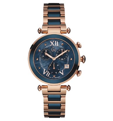 Купить женские часы Gc Y05009M7 с не царапающимся PVD покрытием Rose Gold