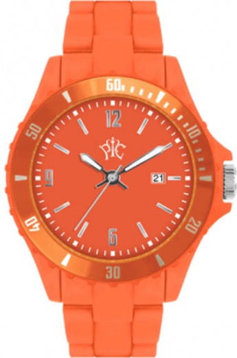 Женские часы РФС P740306-173O спортивные, оранжевые и гарантией 12 месяцев