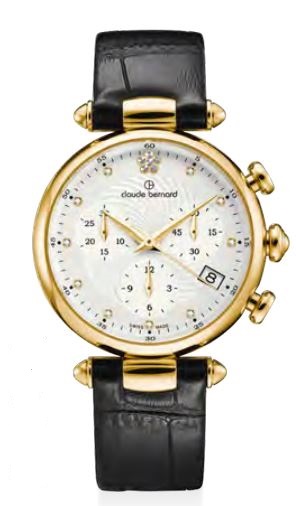 Женские часы CLAUDE BERNARD 10215 37J APD2 классические, белые и гарантией 24 месяца