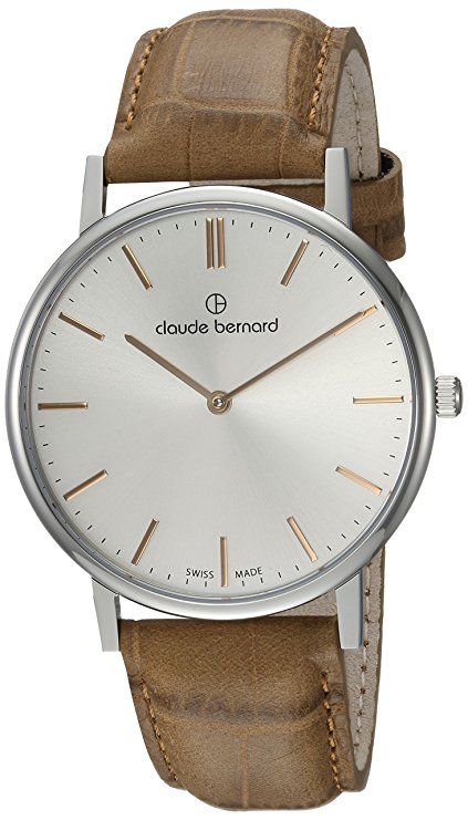 Мужские часы CLAUDE BERNARD 20214 3 AIR классические, круглые и гарантией 24 месяца
