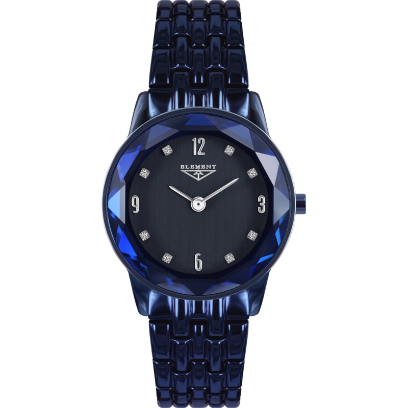 Женские часы 33 Element 331709 классические, синий и гарантией 33 месяца