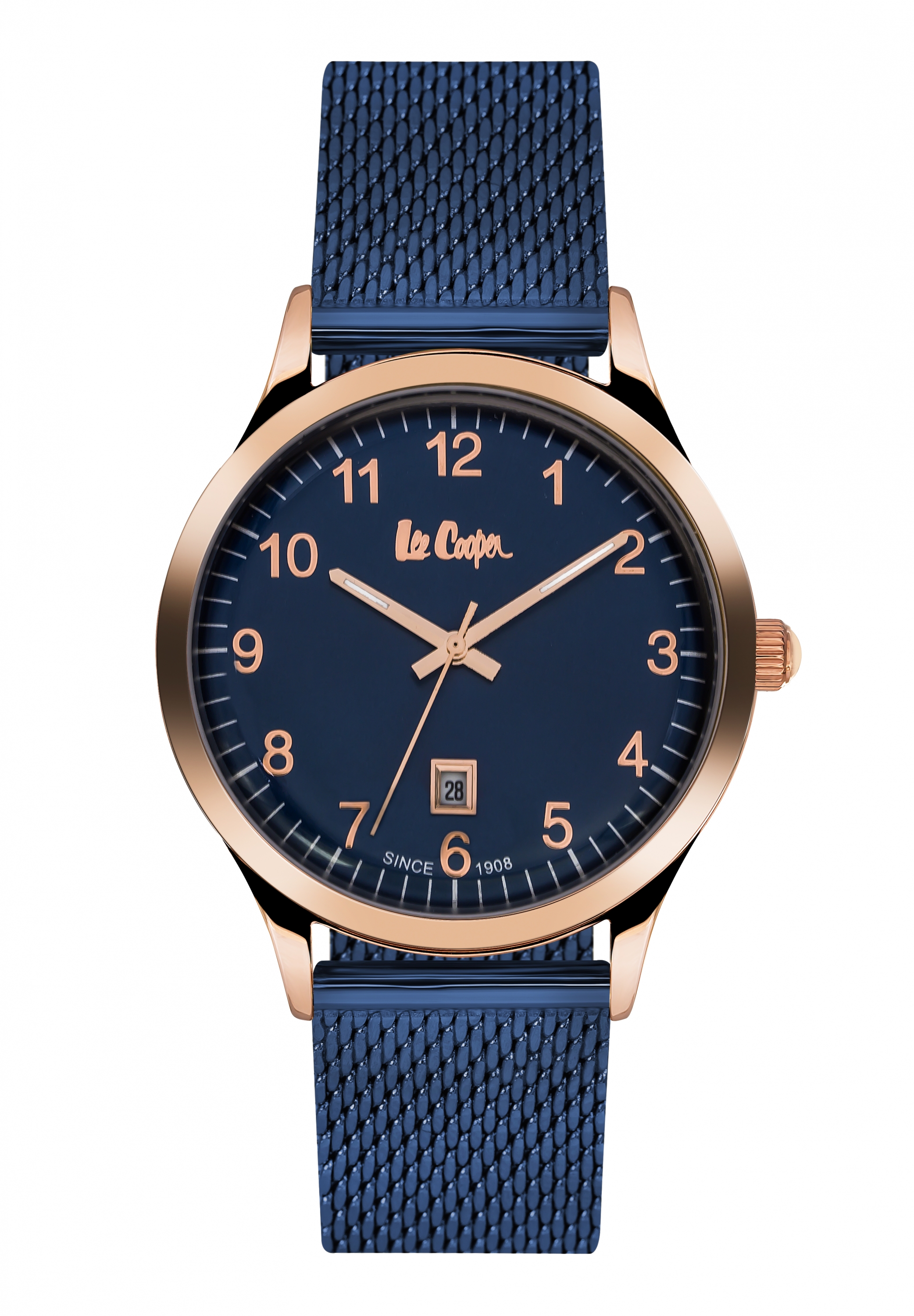 Мужские часы LEE COOPER LC06297.490 классические, синий и гарантией 12 месяцев
