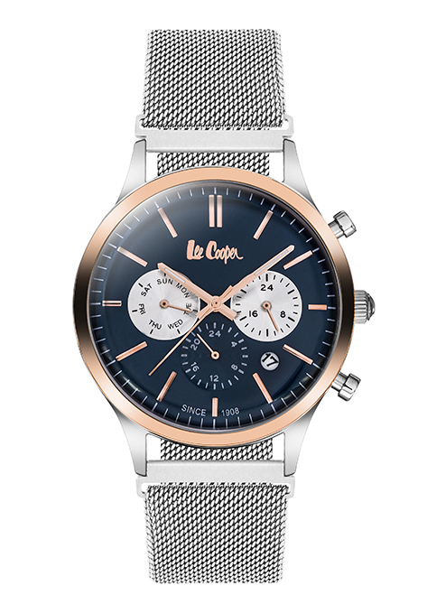 Мужские часы LEE COOPER LC06305.590 классические, синий и гарантией 12 месяцев