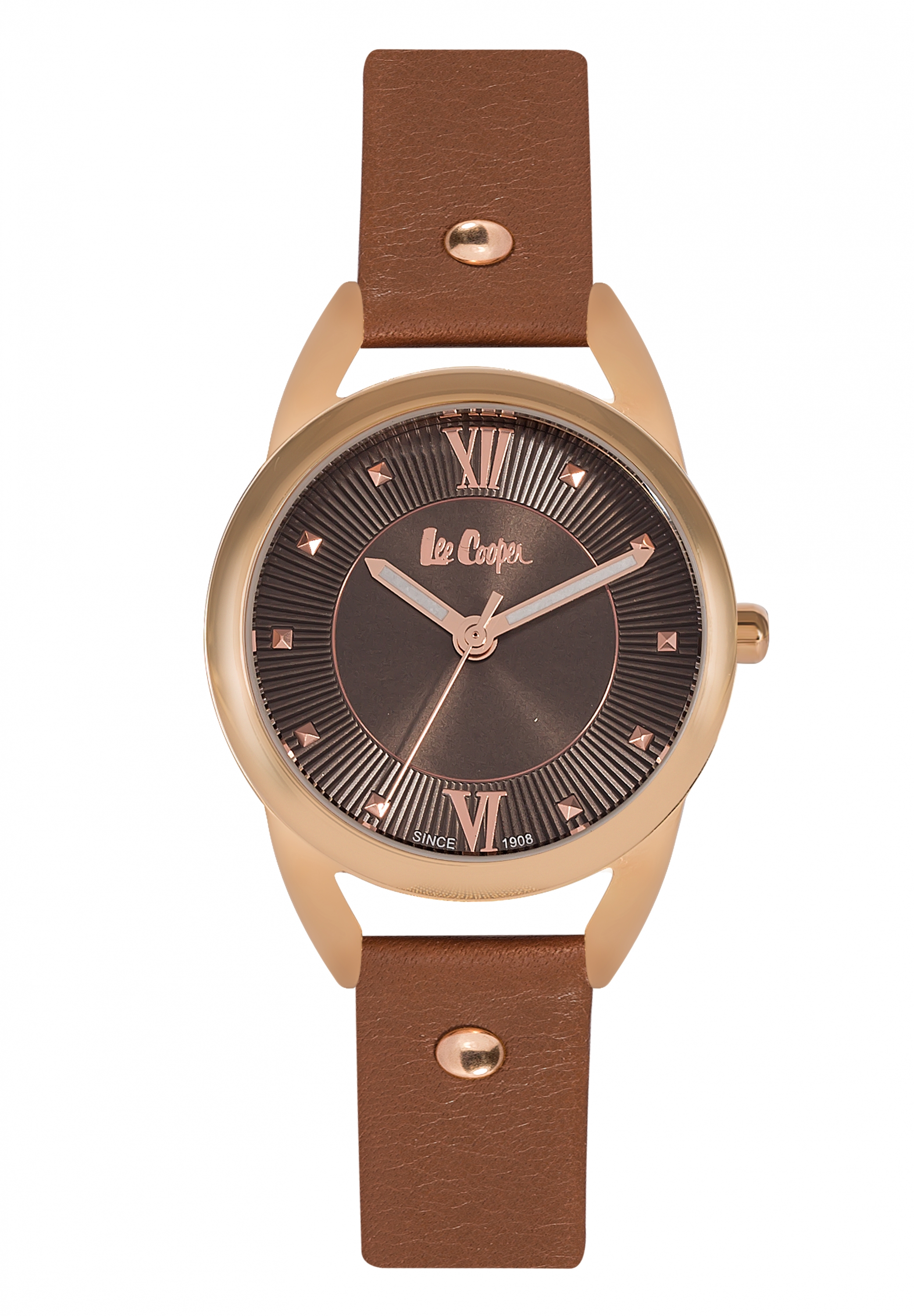  Женские часы LEE COOPER LC06374.442 классические, коричневые и гарантией 12 месяцев