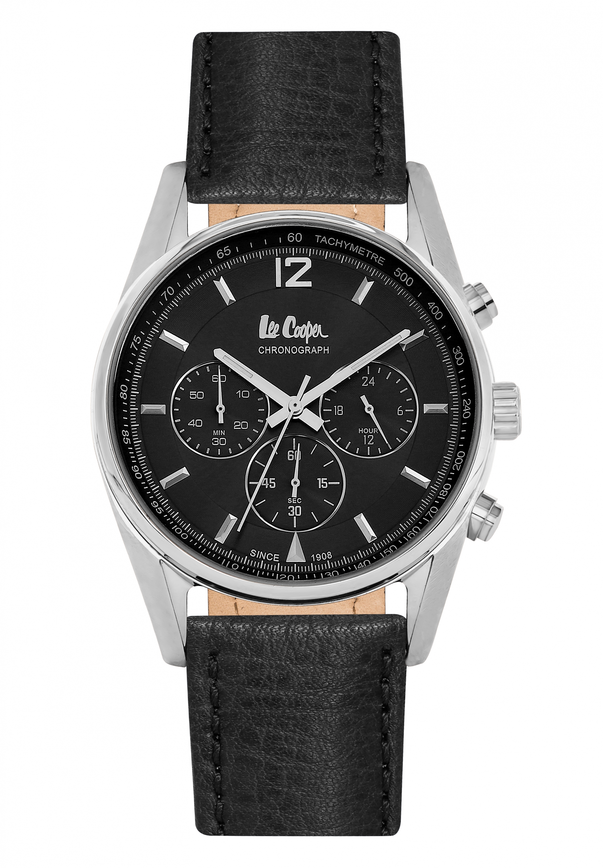 Мужские часы LEE COOPER LC06415.351 классические, черные и гарантией 12 месяцев