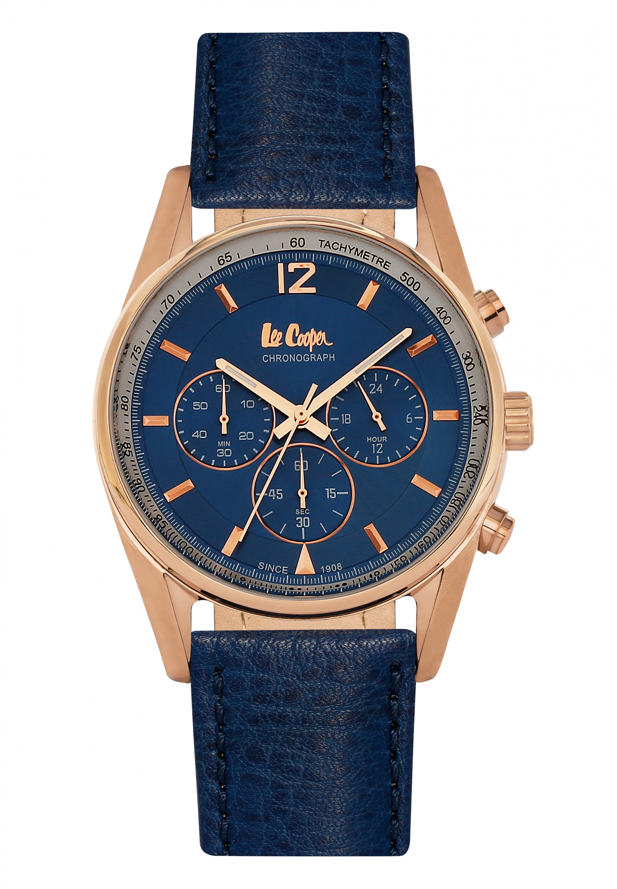 Мужские часы LEE COOPER LC06415.499 классические, синий и гарантией 12 месяцев