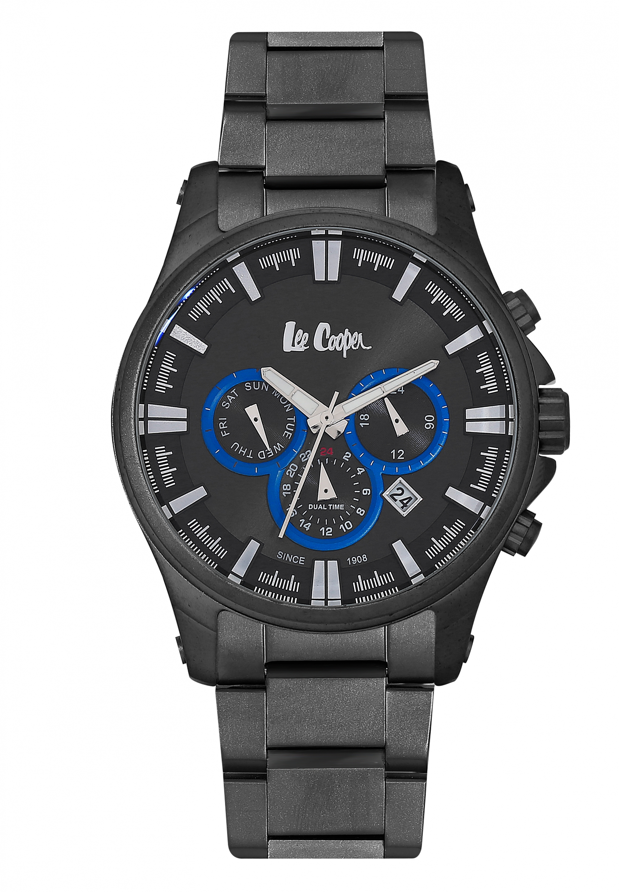 Мужские часы LEE COOPER LC06445.050 спортивные, серые и гарантией 12 месяцев