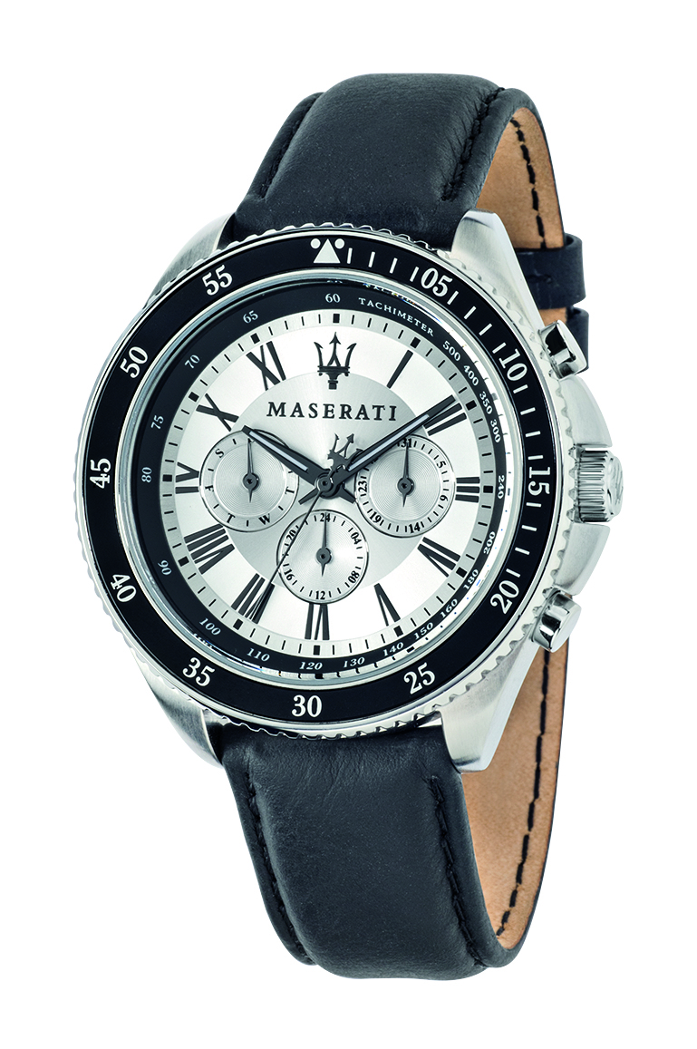 Годинник чоловічий MASERATI R8851101007 класичний, круглий, металік та гарантією 12 місяців