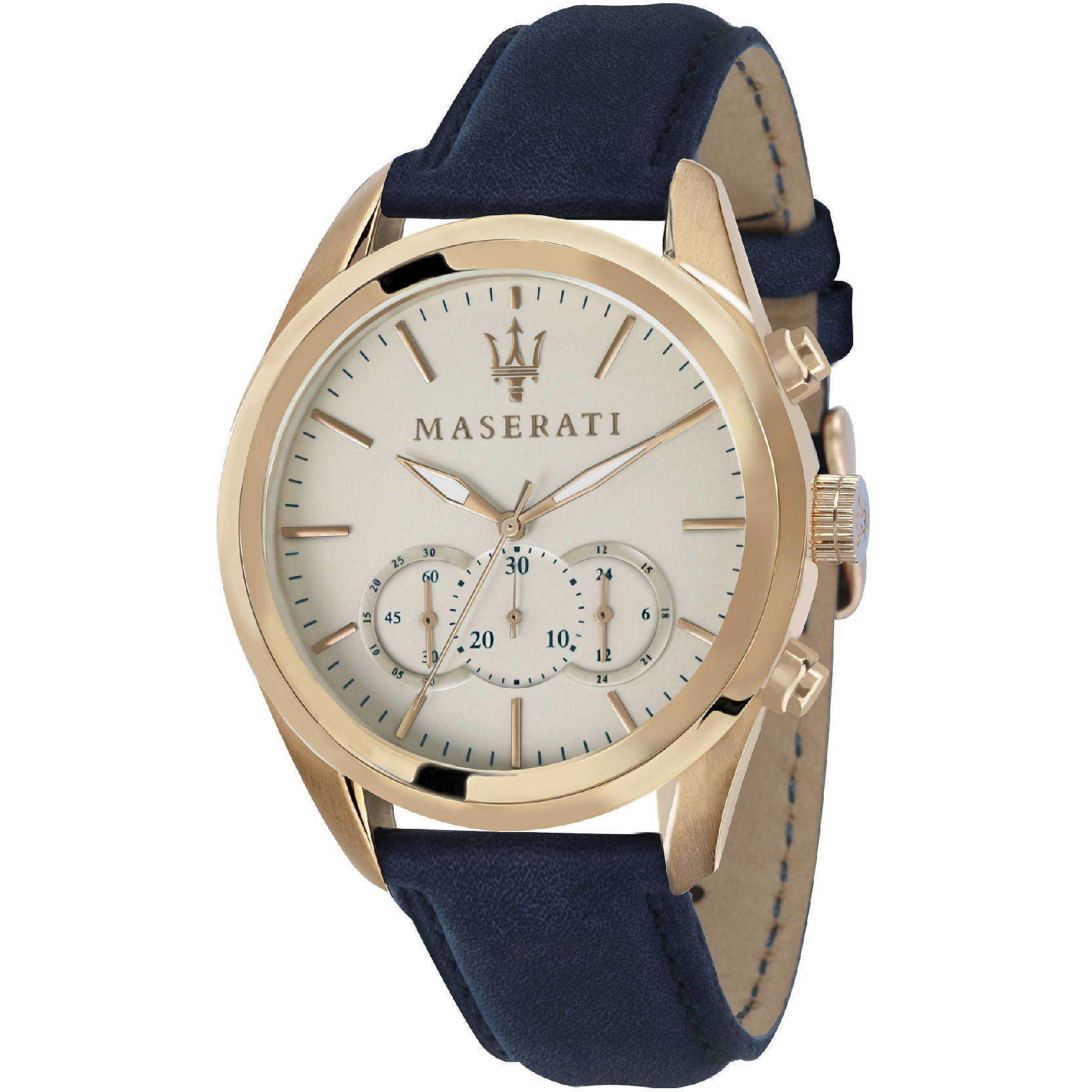 Мужские часы MASERATI R8871612016 спортивные, круглые, белые и гарантией 12 месяцев