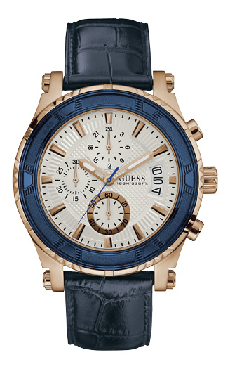 Мужские часы GUESS W0673G6 спортивные, круглые, белые и гарантией 24 месяца