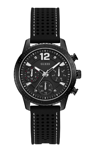 Женские часы GUESS W1025L3 спортивные, круглые, черные и гарантией 24 месяца