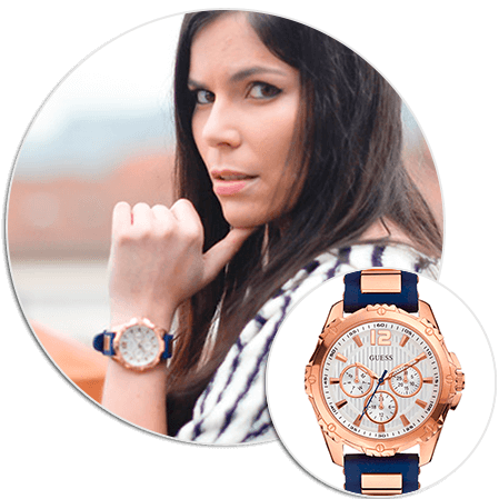 Первое место в ТОП-10 продаж за 2015 год - Женские часы GUESS W0325L8