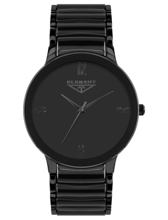 чоловічий наручний годинник  33 Element 331405С класичний, чорний та гарантією 33 місяці