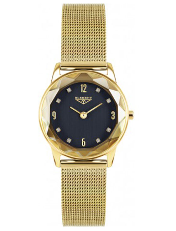 жіночий наручний годинник  33 Element 331514 класичний, чорний та гарантією 33 місяці