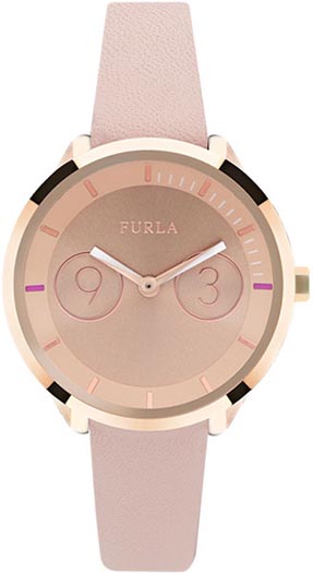 Женские часы FURLA R4251102511 классические, круглые, розовые и гарантией 24 месяца