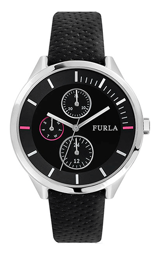 Женские часы FURLA R4251102519 классические, круглые, черные и гарантией 24 месяца