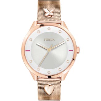 Женские часы FURLA R4253102525 классические, круглые, серые и гарантией 24 месяца