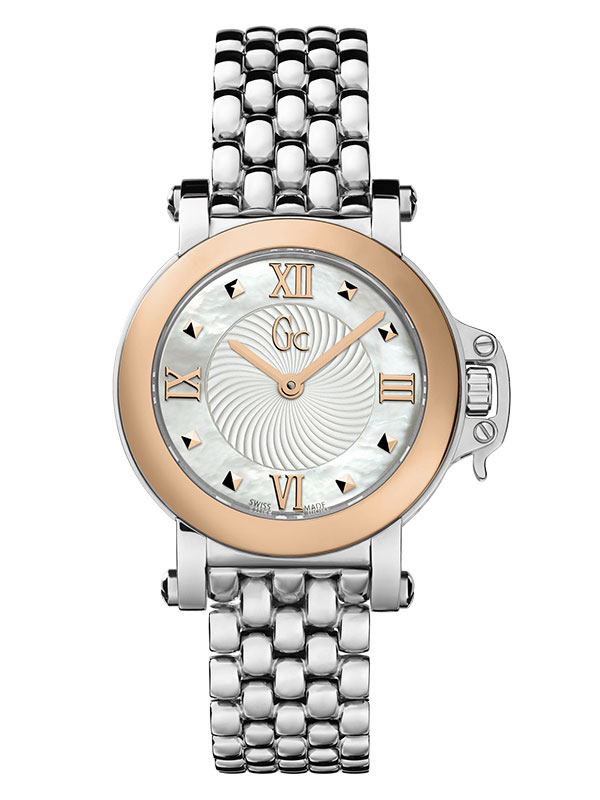 Женские часы GC X52001L1S fashion, перламутр и гарантией 24 месяца