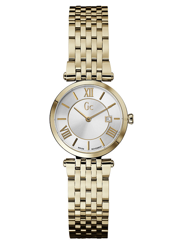 Женские часы GC X57002L1S классические, металлик и гарантией 24 месяца