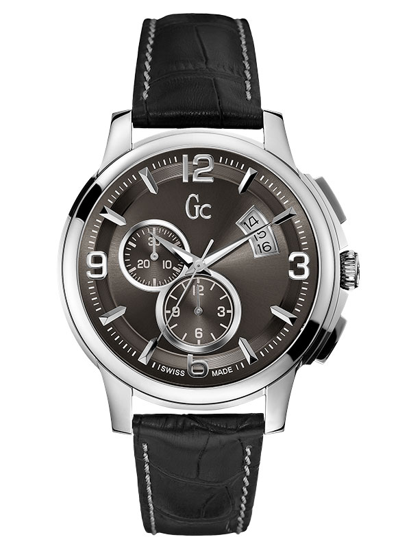 Мужские часы GC X83004G5S спортивные, серые и гарантией 24 месяца