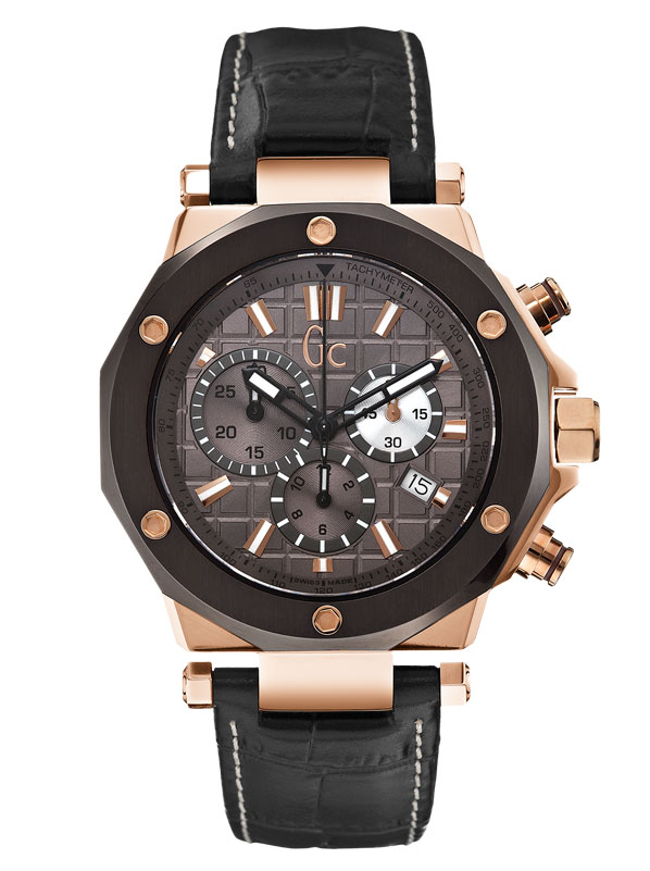 Мужские часы GC X72024G5S спортивные, серые и гарантией 24 месяца
