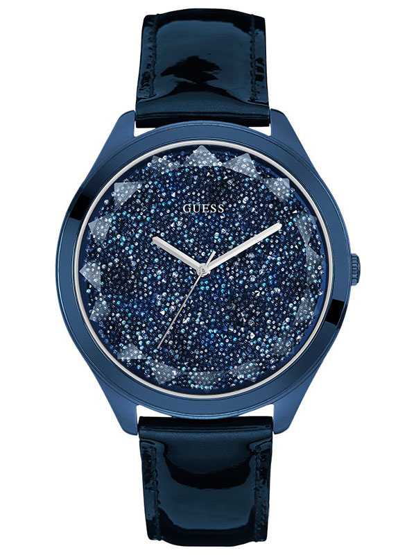 Женские часы GUESS W0652L2 fashion, круглые, синий и гарантией 24 месяца
