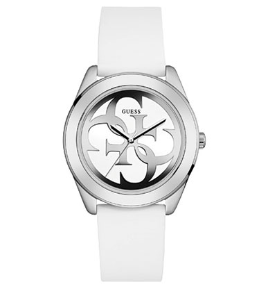 Женские часы GUESS W0911L1 fashion, круглые, белые и гарантией 24 месяца