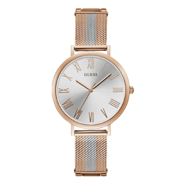Женские часы GUESS W1155L4 классические, круглые, металлик и гарантией 24 месяца
