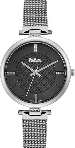 Женские часы LEE COOPER LC06463.350 классические, круглые, черные и гарантией 12 месяцев