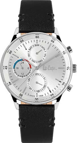 Мужские часы LEE COOPER LC06480.331 классические, круглые, серые и гарантией 12 месяцев