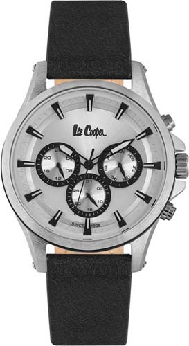 Мужские часы LEE COOPER LC06502.331 классические, круглые, серые и гарантией 12 месяцев