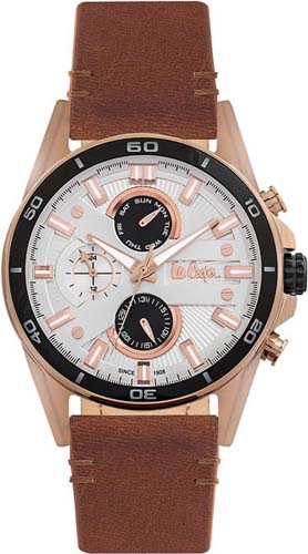 Мужские часы LEE COOPER LC06514.835 классические, круглые, белые и гарантией 12 месяцев