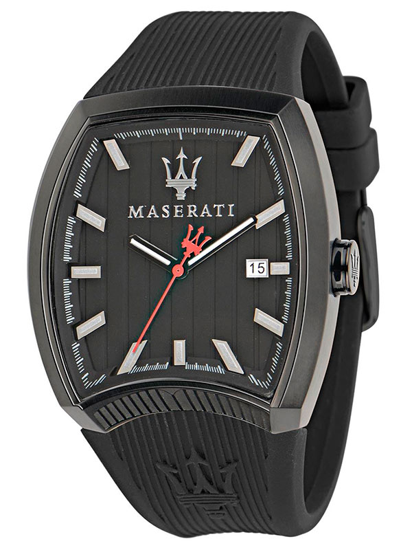 Мужские часы MASERATI R8851105001 классические, круглые, черные и гарантией 12 месяцев