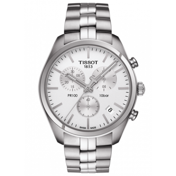 Мужские часы хронограф Tissot T101.417.11.031.00 классические и гарантией 24 месяца