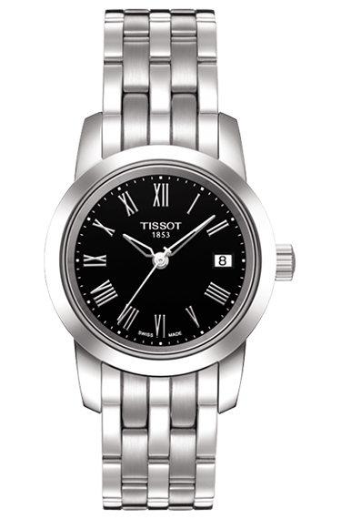 Женские часы Tissot T033.210.11.053.00 классические, черные и гарантией 24 месяца