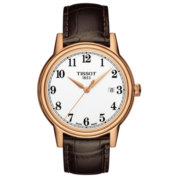 Годинник чоловічий Tissot T085.410.36.012.00 класичний, білий та гарантією 24 місяці