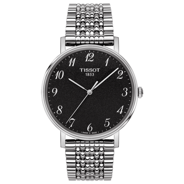 Мужские часы Tissot T109.410.11.072.00 классические, черные и гарантией 24 месяца