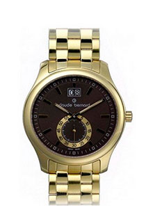 Часы мужские Claude Bernard 64003-37J BRID классические, круглые, коричневые и гарантией 24 месяца