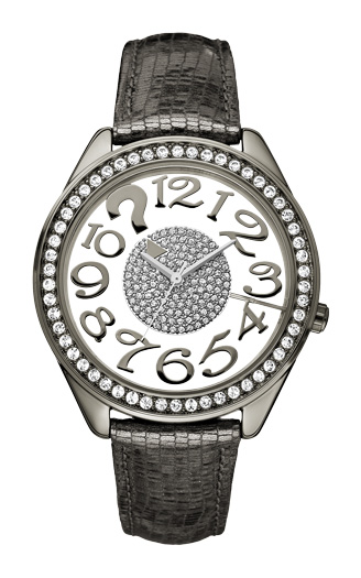 Годинник жіночий Guess W13096L2 fashion, круглий, білий з камінням та гарантією 24 місяці