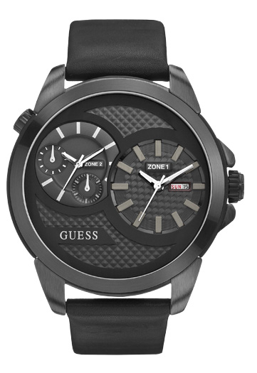 Годинник чоловічий Guess W0184G1 fashion, круглий, чорний та гарантією 24 місяці