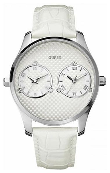 Часы GUESS W80043G1 fashion, круглые, белые и гарантией 24 месяца